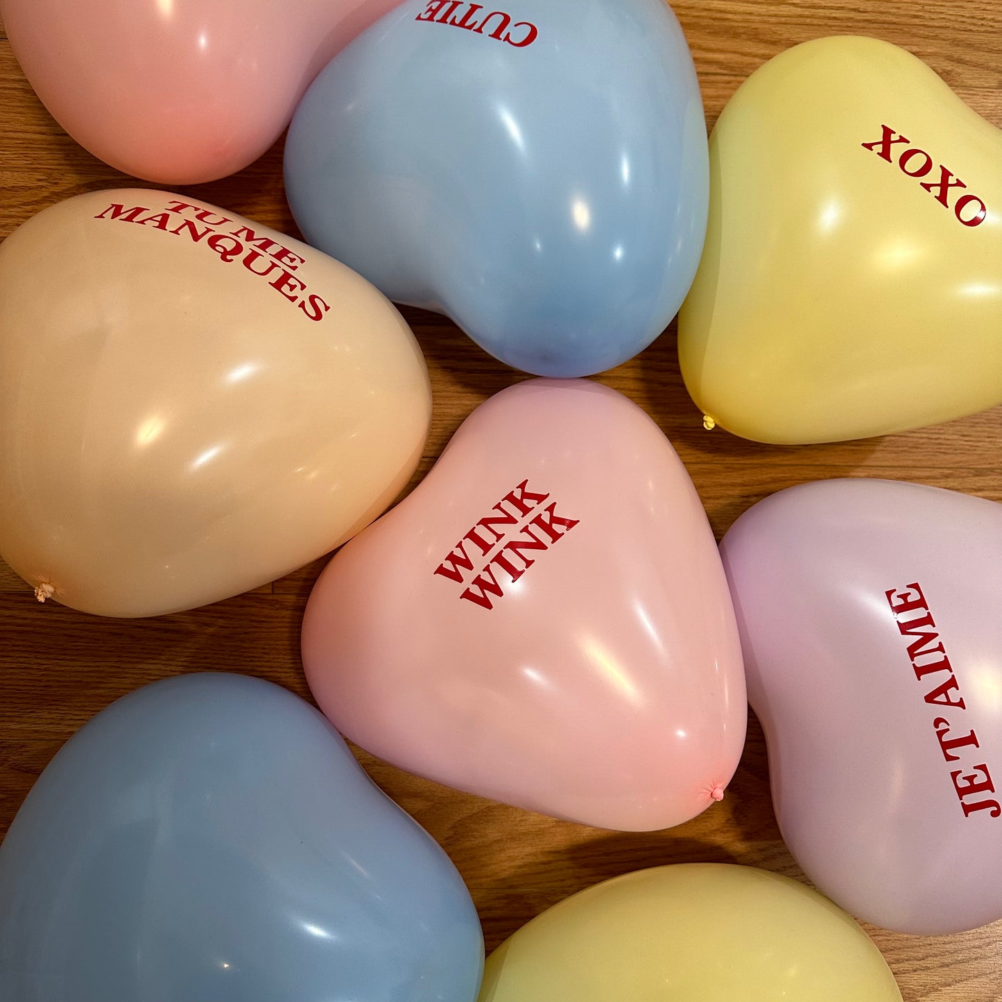 Ballon en forme de coeur 12’’