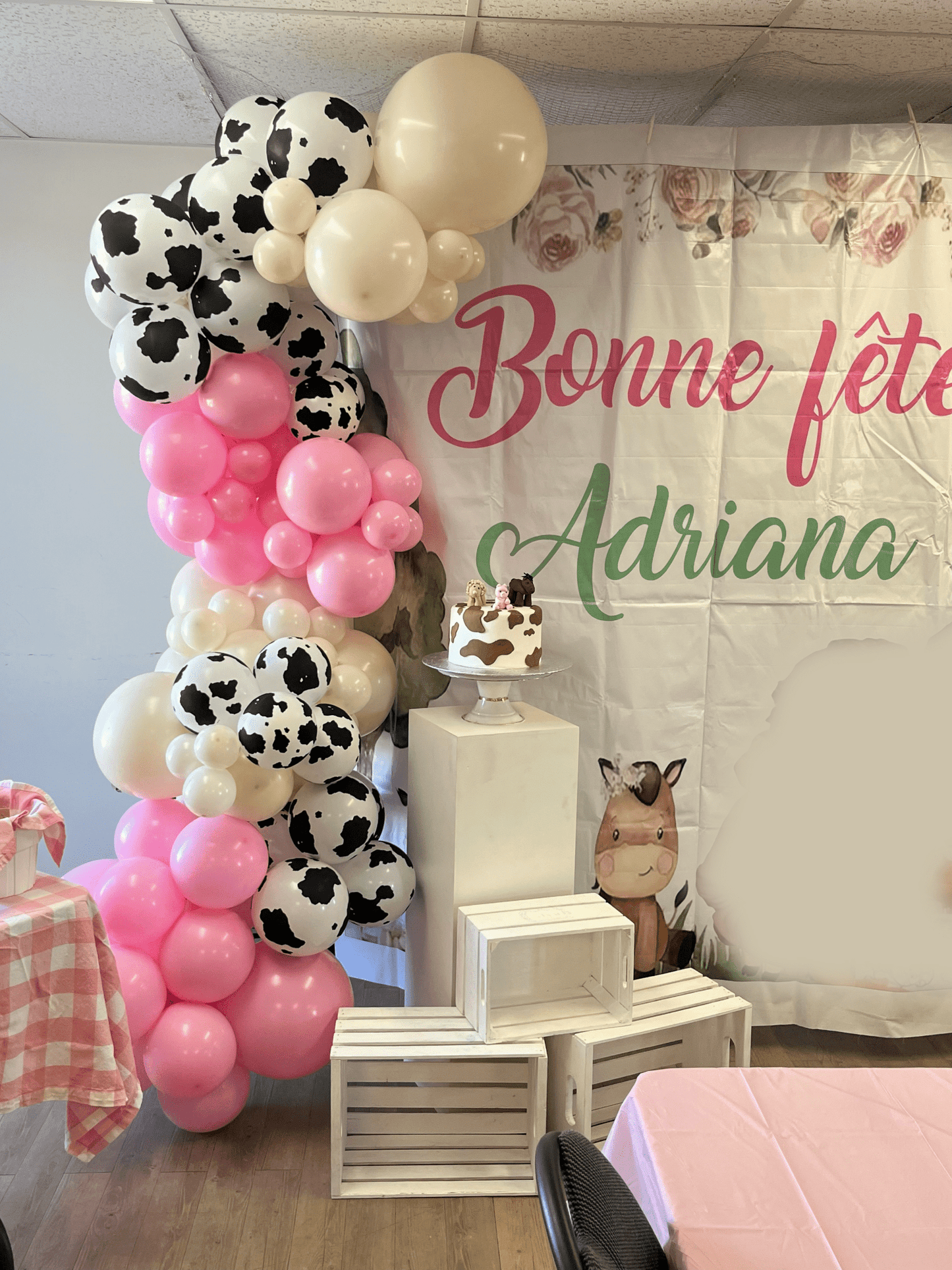 Arche de ballon ''Cowgirl'' - Boutique C'est la fête