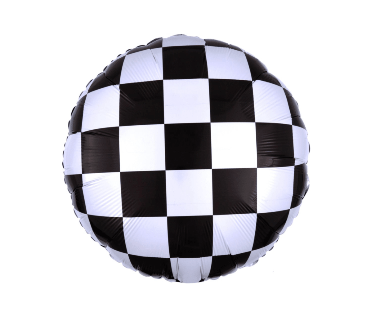 Ballon en damier 18’’ - Boutique C'est la fête