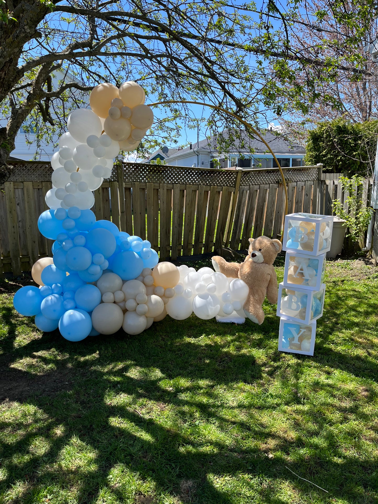Balloon arch ''Baby boy''