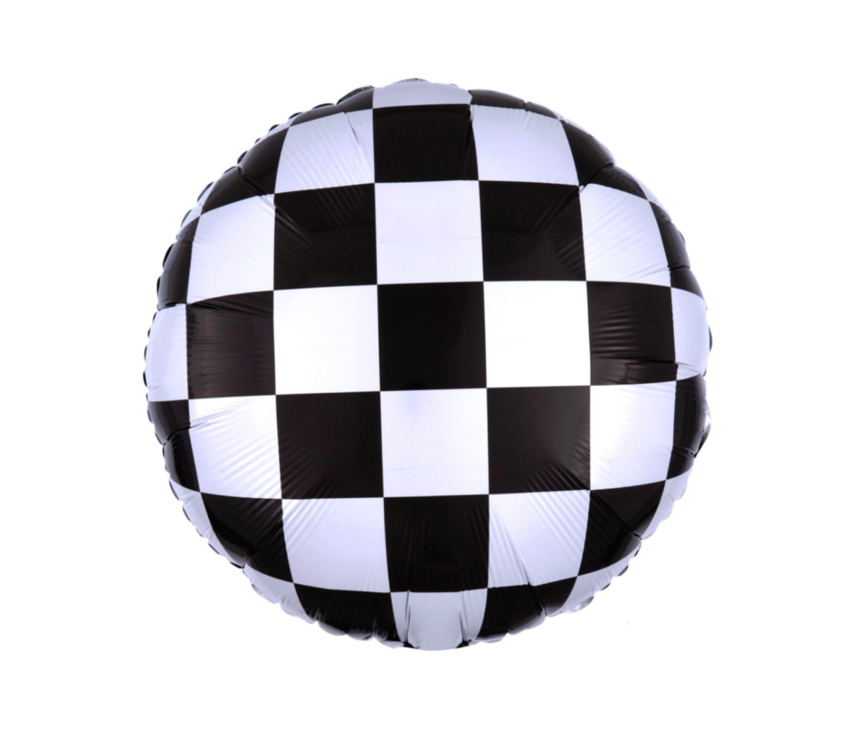 Ballon en damier 18’’
