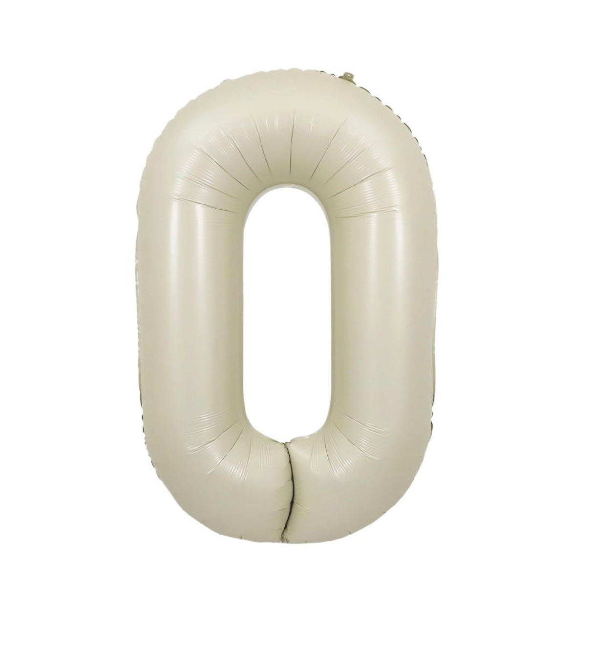 Ballon numéro crème 40"
