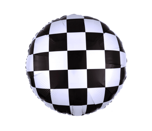 Ballon en damier 18’’ - Boutique C'est la fête