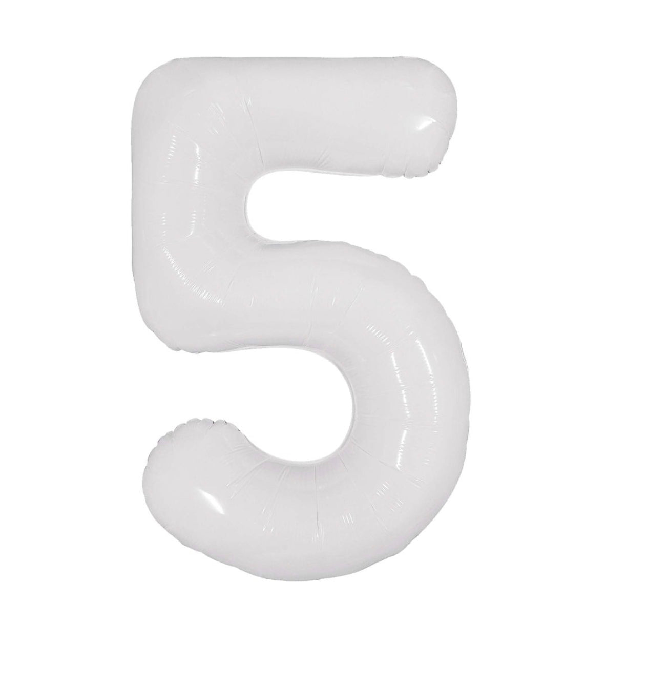 Ballon numéro blanc 40’’ - Boutique C'est la fête