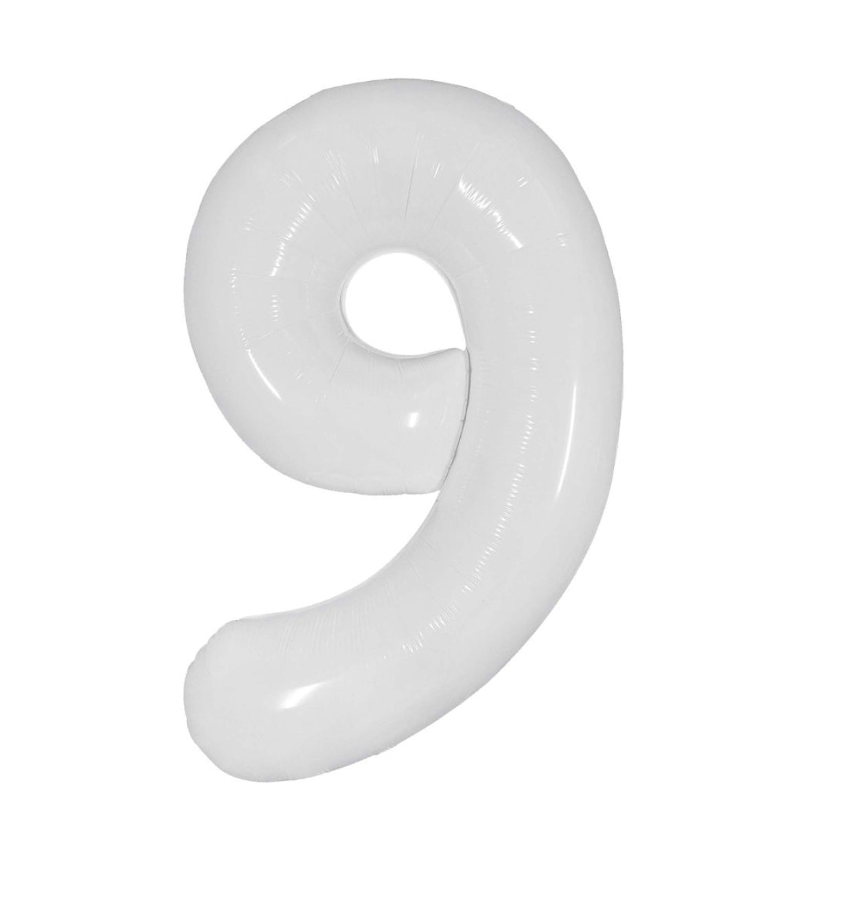 Ballon numéro blanc 40’’ - Boutique C'est la fête