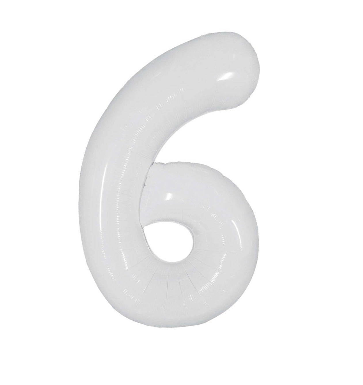 Ballon numéro blanc 40’’ - Boutique C'est la fête