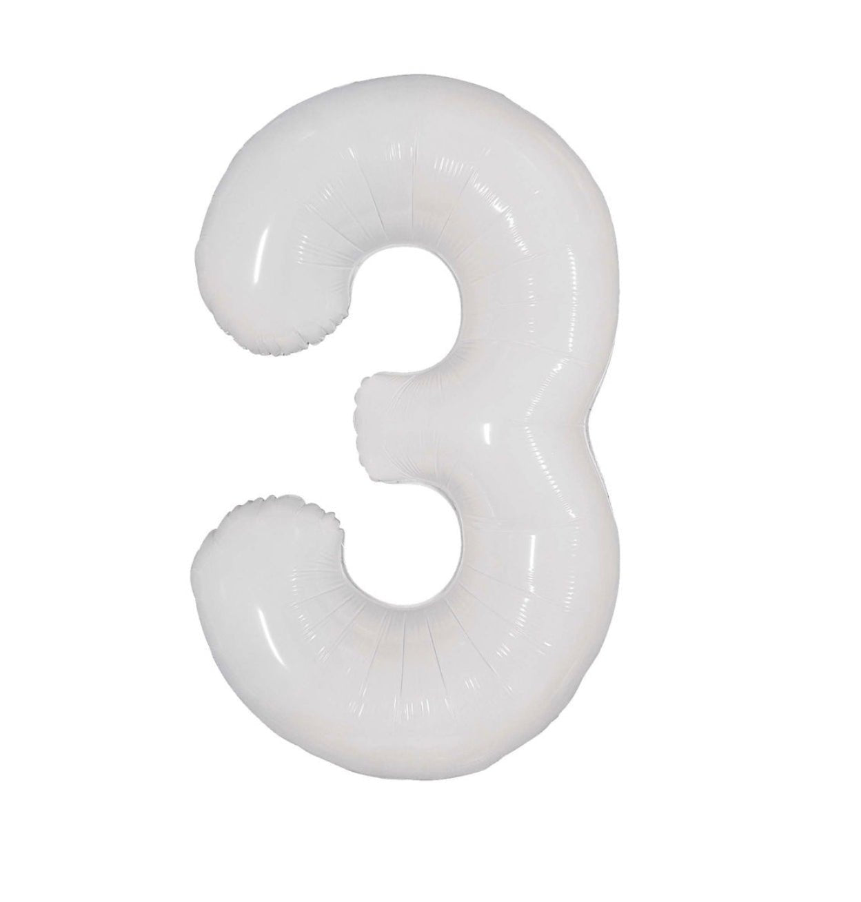 Ballon numéro blanc 40’’ - Boutique C'est la fête