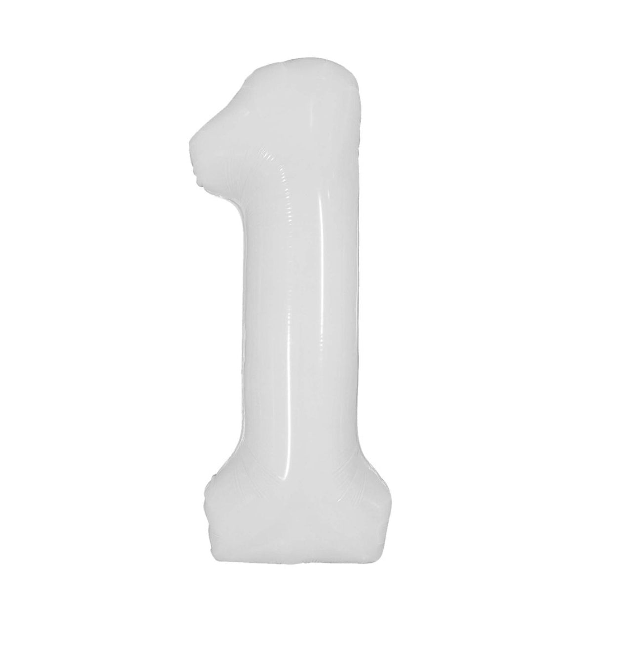 Ballon numéro blanc 40’’ - Boutique C'est la fête