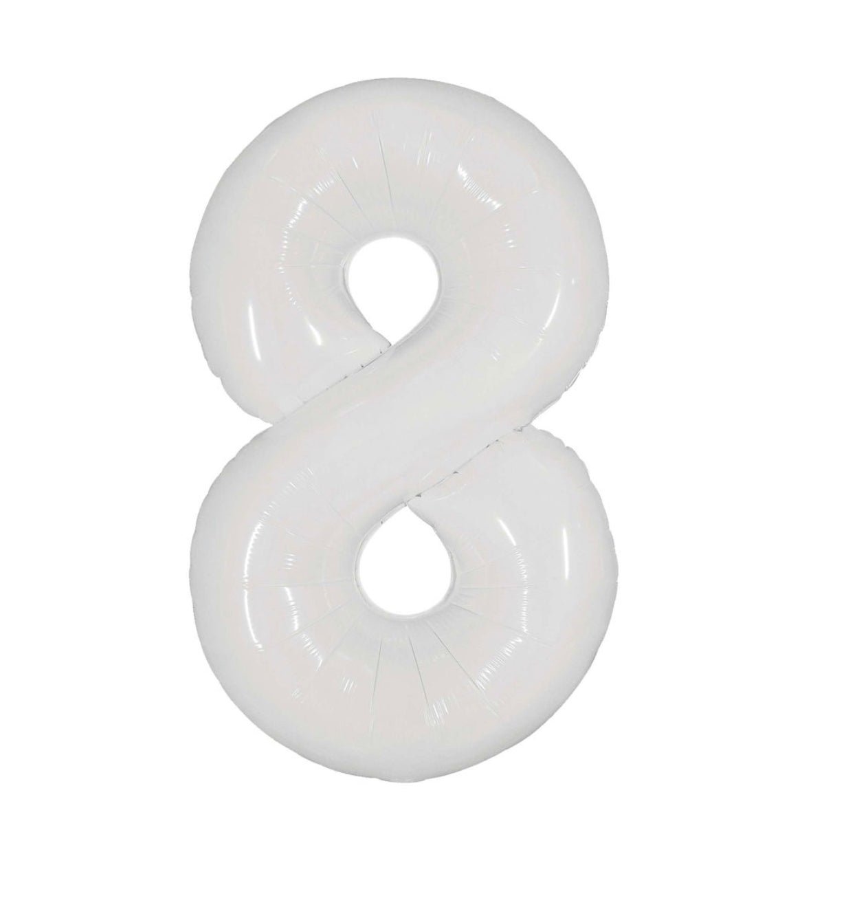 Ballon numéro blanc 40’’ - Boutique C'est la fête