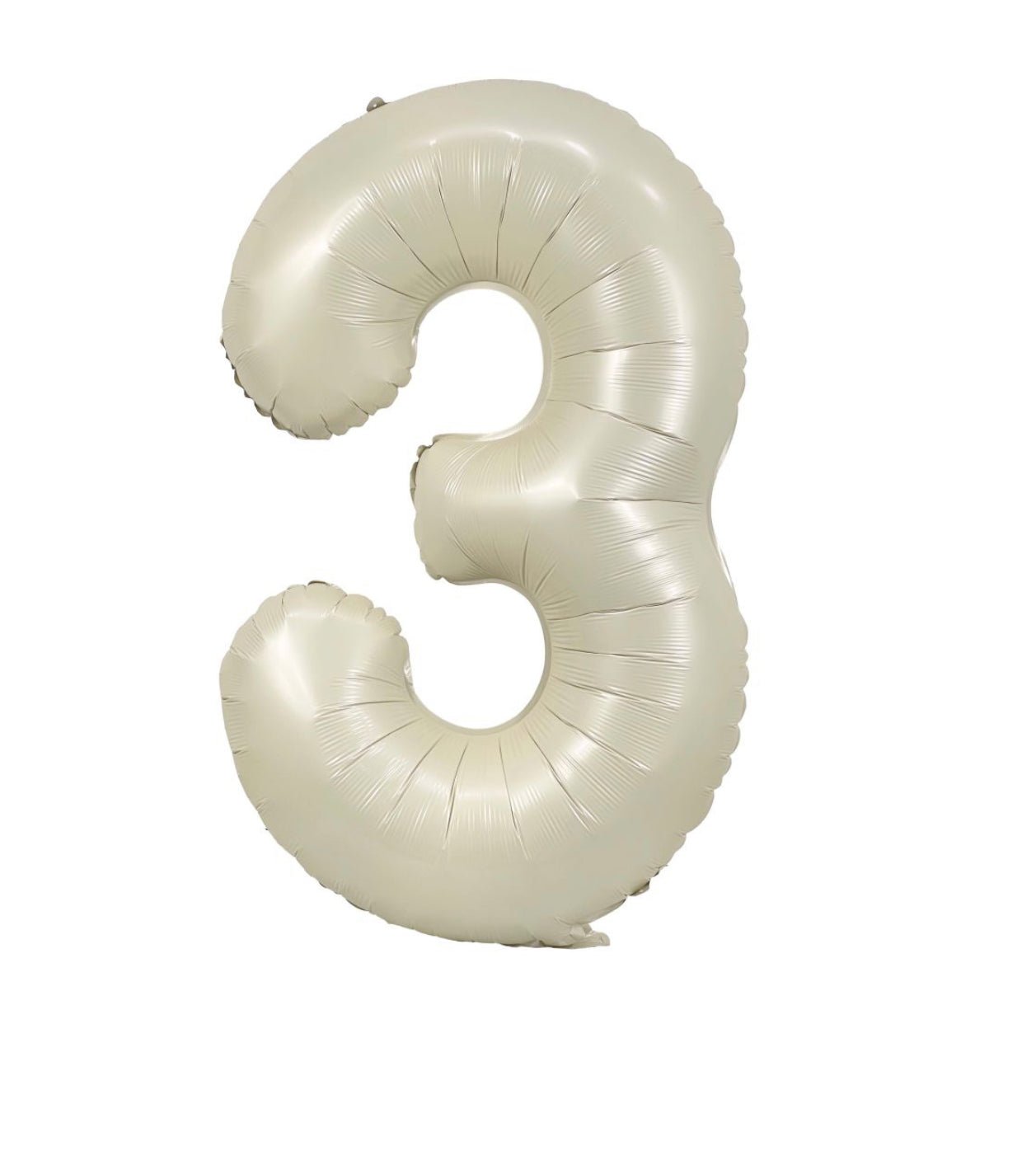 Ballon numéro crème 40" - Boutique C'est la fête