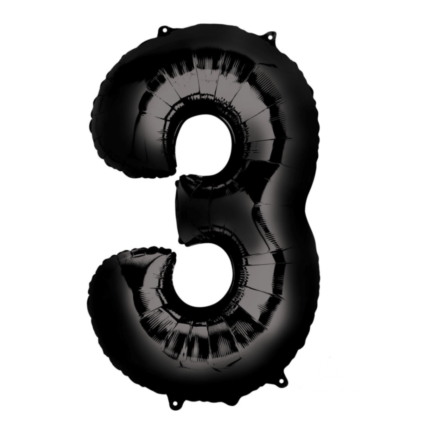 Ballon numéro noir 34’’ - Boutique C'est la fête