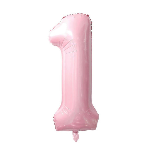 Ballon numéro rose 40’’ - Boutique C'est la fête